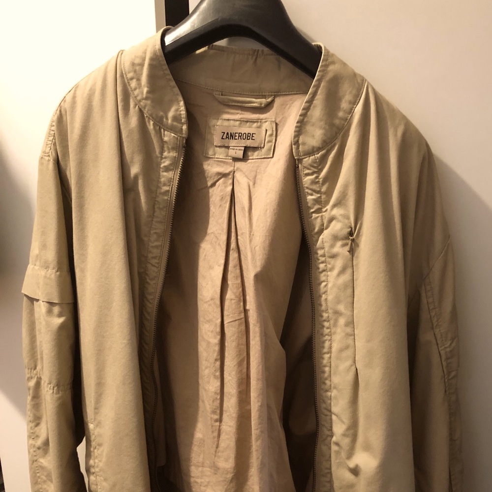 Zanerobe light bomber jacket